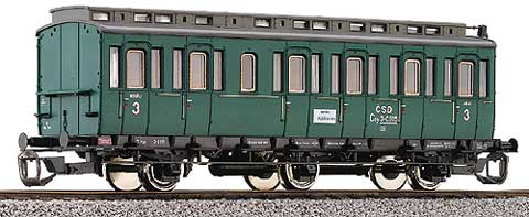 Compartment Passenger car 3rd class without brakmans cabin<br /><a href='images/pictures/Tillig/13148.jpg' target='_blank'>Full size image</a>